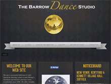 Tablet Screenshot of barrowdancestudio.co.uk